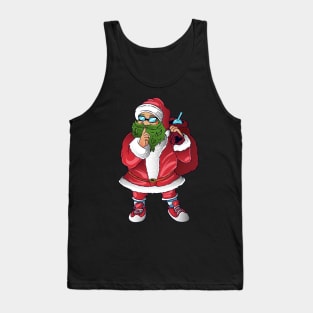 santa give something Tank Top